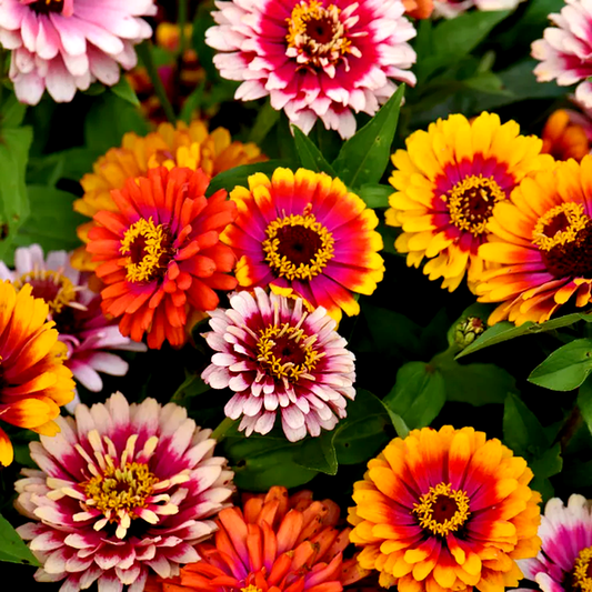 Funfair Mix' Zinnia Seeds